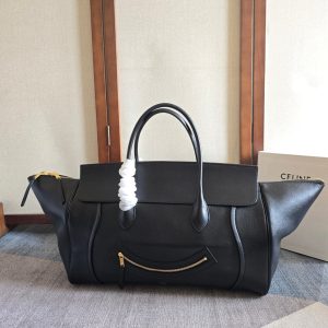 celine large new luggage handbag convertible shopper tote in lambskin - 图片 8