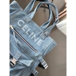 Celine multi-pockets commuter denim tote large capacity shopper handbag - 图片 8