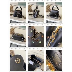 Louis Vuitton capucine mini top handle bag miniature structured shopper tote - 图片 5
