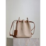 YSL canvas small drawstring buckle shoulder tote with removeable coin pouch - 图片 2