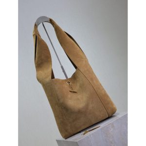 YSL soft shoulder hobo tote with detatched card pouch - 图片 8
