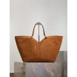 YSL Y minimalist shoulder storage tote summer resort beach tote with detachable clutch
