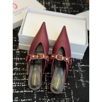 Balenciaga kitten-heel Mary Jane mules slide half drag heel sandal size35-40 - 图片 4