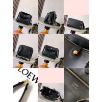 small Loewe Madrid convertible shopper handbag shoulder underarm tote with magnet closure - 图片 8