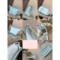 Loewe mini hammock hobo tote underarm baguette with dual strap for versatile carry - 图片 7