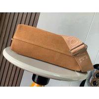 Loewe flamenco minimalist satchel shoulder crossbody flap messenger with jacquard wide strap - 图片 2
