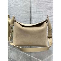 three size Dior suede Diorly commuter tote Bag shoulder flap messenger - 图片 2