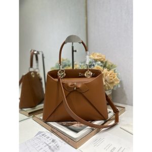 Dior cigale medium shopper designer shopper handbag structured tote with envelope silhouette - 图片 5