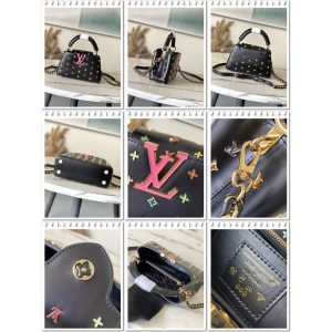 Louis Vuitton capucine mini top handle bag miniature structured shopper tote - 图片 6