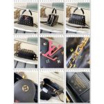 Louis Vuitton capucine bb top handle bag spacious shopper handbag with protective feet - 图片 6