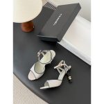 Chanel cystal-detailed strapped heel sandal nightclub dancing footwear size35-40 - 图片 6