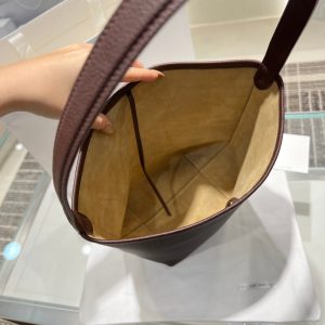 THE ROW medium N/S Park Tote minimalist open bucket handbag slouchy storage beach tote - 图片 9