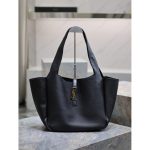 YSL Lee 5A7 bea shoulder shopping tote in pebbled calfskin - 图片 2