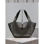 YSL Lee 5A7 bea shoulder shopping tote in pebbled calfskin - 图片 4