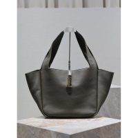 YSL Lee 5A7 bea shoulder shopping tote in pebbled calfskin - 图片 4