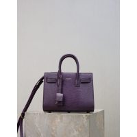 YSL small Sac De Jour structured shopper handbag in Python effect calfskin - 图片 7