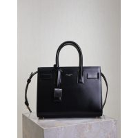 YSL small Sac De Jour structured shopper handbag with removeable pouch and protective feet - 图片 8