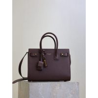 YSL medium Sac De Jour laptop document handbag in grainy calfskin