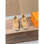 hermes suede laceup tennis sneaker skateboard shoes size35-40 boutqiue inclusion