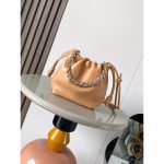 Loewe flamenco drawstring elbow bucket handbag slouchy evening party cosmetic clutch