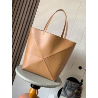 large Loewe foldable puzzle tote spacious bucket shopper handbag in various color - 图片 2