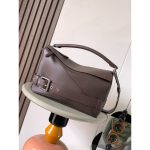 dual size Loewe biker puzzle shopper handbag shoulder flap military messenger with protective feet