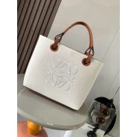Loewe anagram shoulder shopper tote boarding cabin luggage with braided handle full package - 图片 3