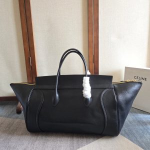 celine large new luggage handbag convertible shopper tote in lambskin - 图片 9