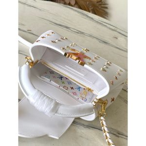 Louis Vuitton capucine mini top handle bag miniature structured shopper tote - 图片 9