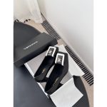 Chanel square-toe block heel pump daily casual slipon size35-40