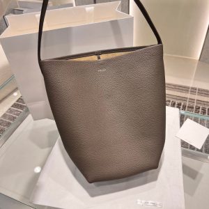 THE ROW medium N/S Park Tote minimalist open bucket handbag slouchy storage beach tote - 图片 4