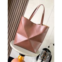 large Loewe foldable puzzle tote spacious bucket shopper handbag in various color - 图片 3