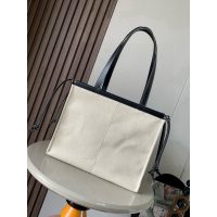 Loewe canvas cushion shopper handbag weekend getaway keepall luggage resort beach tote - 图片 3