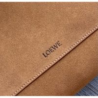 Loewe flamenco minimalist satchel shoulder crossbody flap messenger with jacquard wide strap - 图片 5