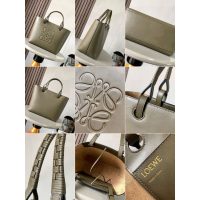 Loewe anagram open-top travel carryall handbag weekend getaway luggage full package - 图片 8
