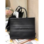 Dior large capacity leather booktote open shopper designer tote handbag resort beach bag
