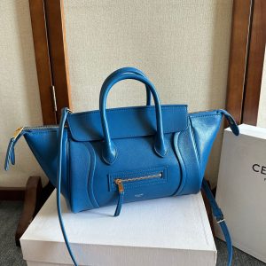 celine medium new luggage handbag practical shopper tote multicolor available - 图片 4