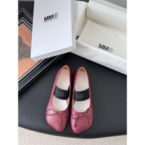 Maison Margiela anatomic Mary Jane flat ballet shoes leather slide pump slipon size35-40 - 图片 4