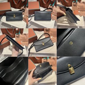 Loro Piana Extra Pochette envelope-style smartphone sling crossbody with padlock closure - 图片 6