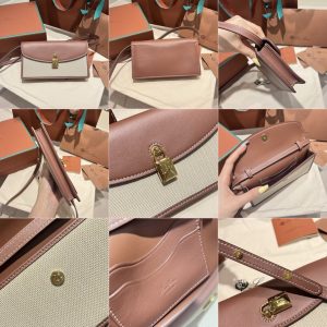 Loro Piana Extra Pochette envelope-style smartphone sling crossbody with padlock closure - 图片 7