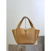 YSL Lee 5A7 bea shoulder shopping tote in pebbled calfskin - 图片 8