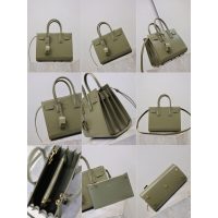 YSL medium Sac De Jour laptop document handbag with removeable pouch and protective feet - 图片 9