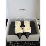 Chanel pointed flat slingback ballet daily casual leather pump summer sandal size35-40 - 图片 2