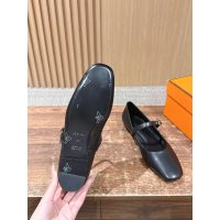 Hermes women’s Mary Jane flat ballet casual walking work pump size35-40