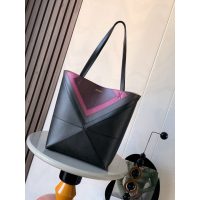 small Loewe fold puzzle tote roomy bucket shopper handbag travel keepall handbag in various color - 图片 6