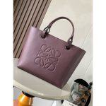 Loewe anagram shoulder shopper tote boarding cabin luggage with braided handle full package