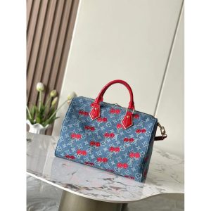 Louis Vuitton Speedy18 Bandoulière designer tote handbag cherry-printing lightweight mini shopper to - 图片 3