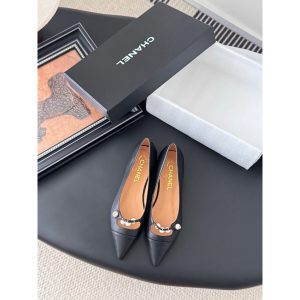 Chanel pointed toe ballet flat slip-on pump Size 35-40