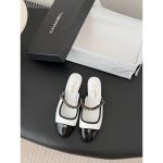 Chanel capped half drag mules flat summer sandal outdoor street slipper size35-40 - 图片 2