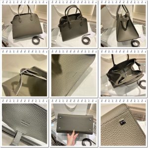 THE ROW margaux 12 slouchy shopper handbag large travel carryall tote full set inclusion - 图片 6